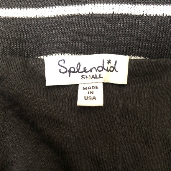 Splendid New Haven Stripe Rayon Knee Length Skirt - Picture 6 of 9